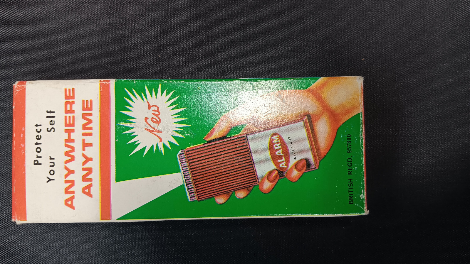 New Vintage 1950\'s 1960\'s Handheld Personal Alarm With Light Women Protector