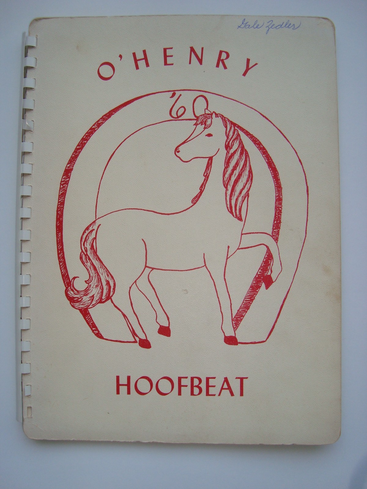 Vintage 1959-1960 Hoofbeat O. Henry Junior High School Yearbook Austin Texas
