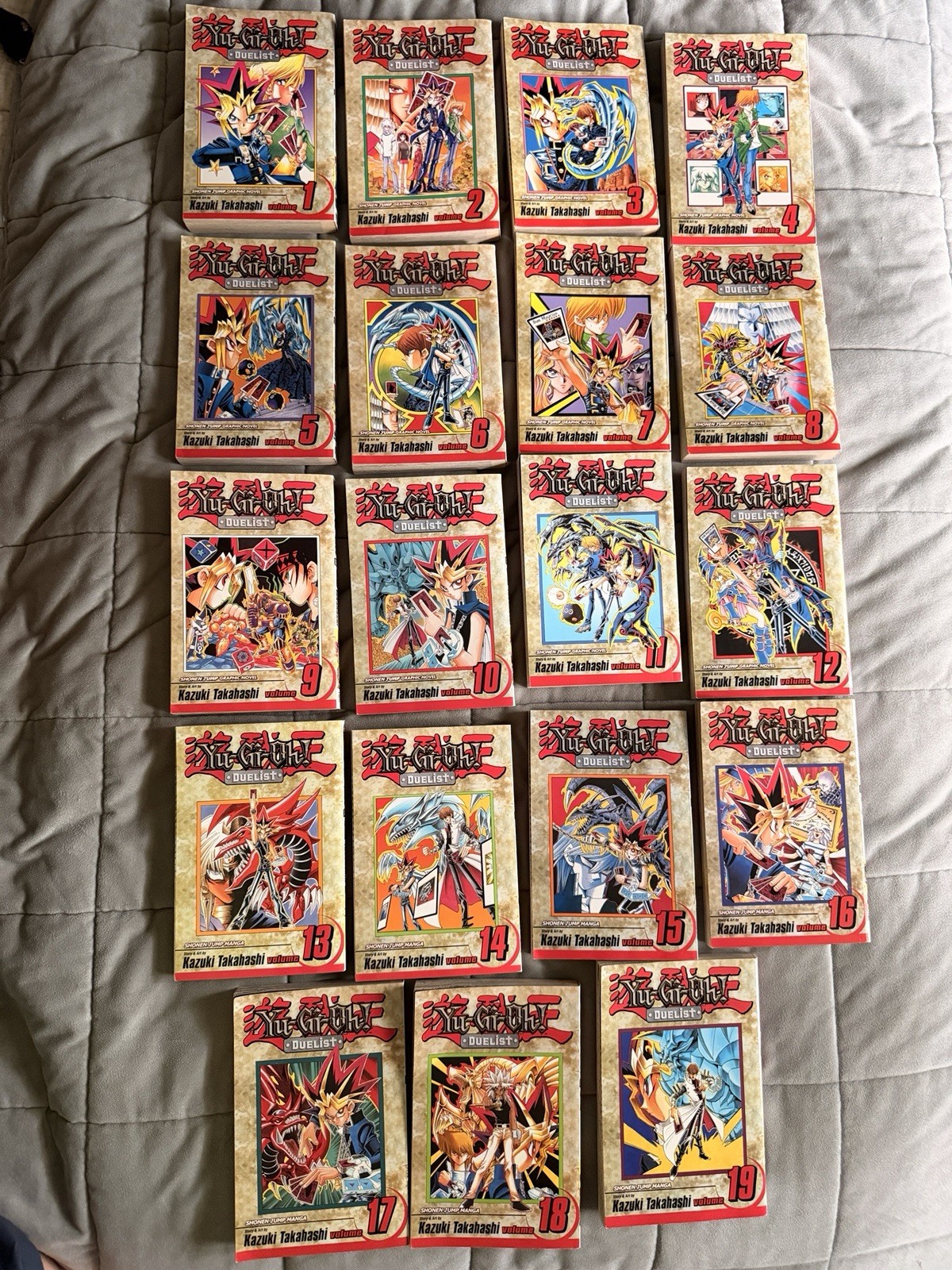 Yu-Gi-Oh Duelist  Volumes 1-19 (19 books total) By Kazuki Takahashi 1st print