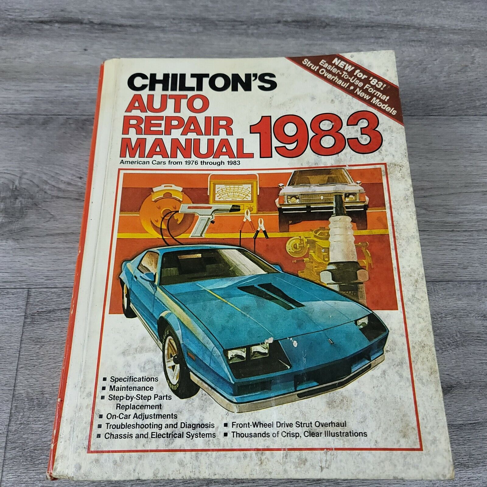Chilton's Auto Repair Manual 1983 American Cars 1976 - 1983 Hardcover Ford GM +