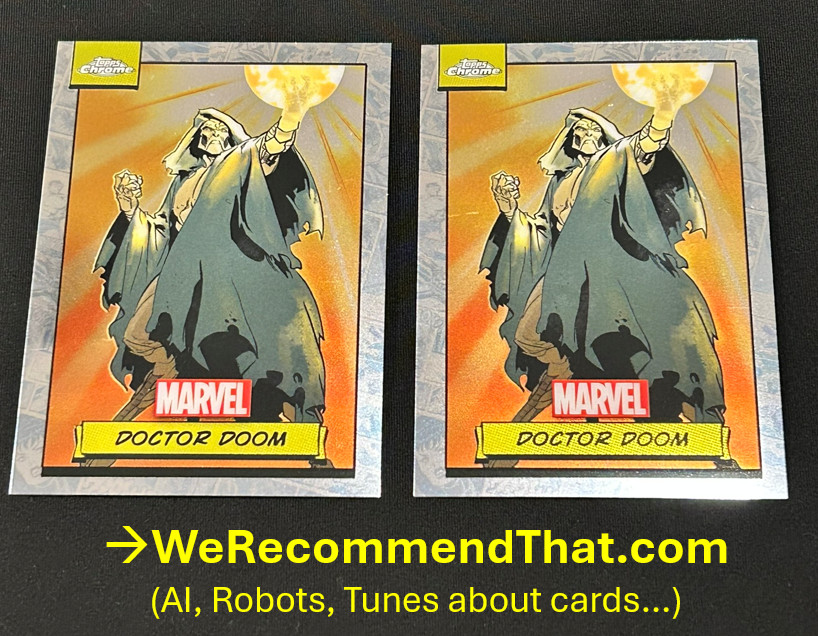 2x 2024 Topps Chrome Marvel Doctor Doom Base #61 (2 card lot)