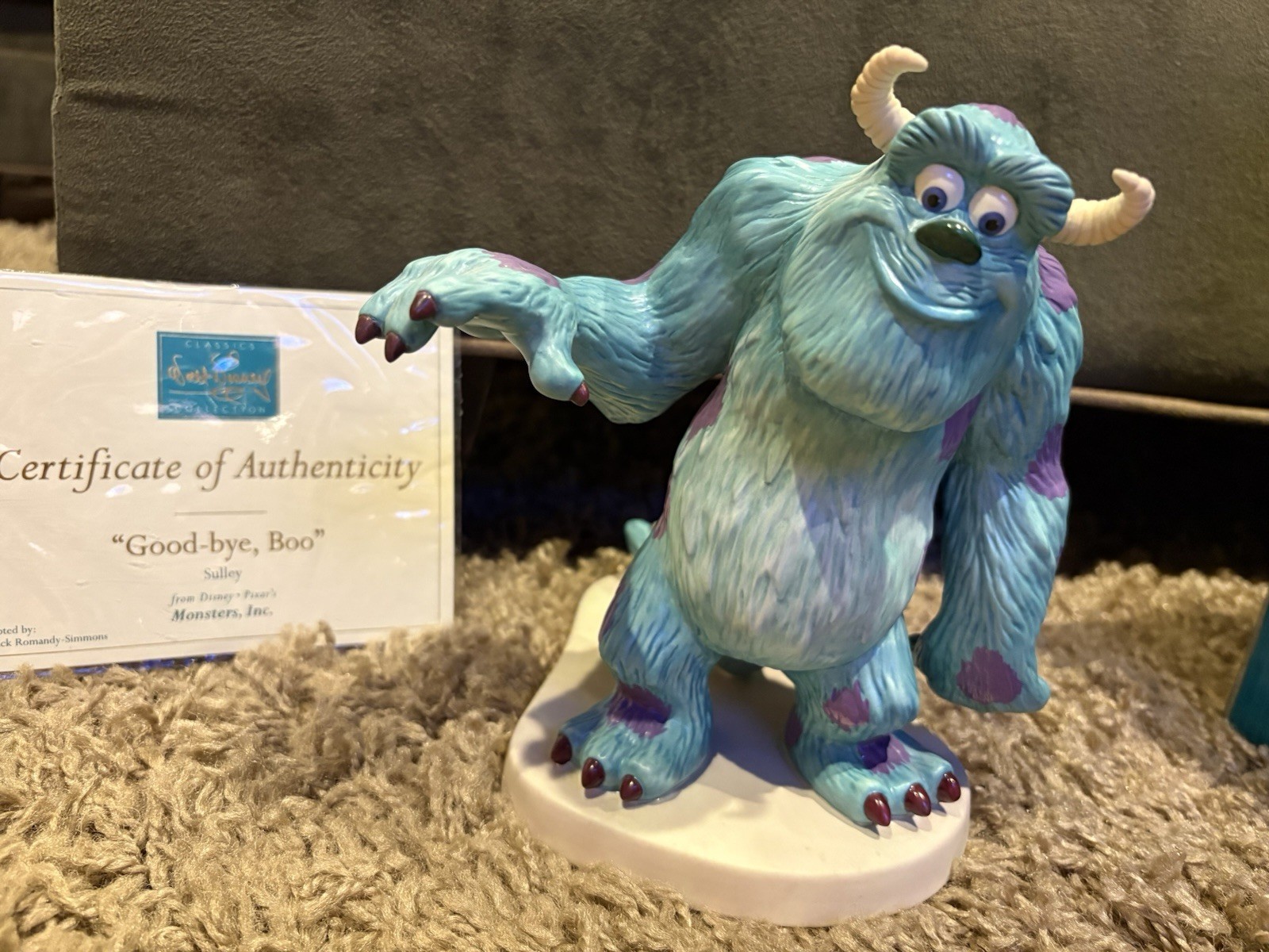 WDCC Monsters Inc. Sulley “Good-bye, Boo”