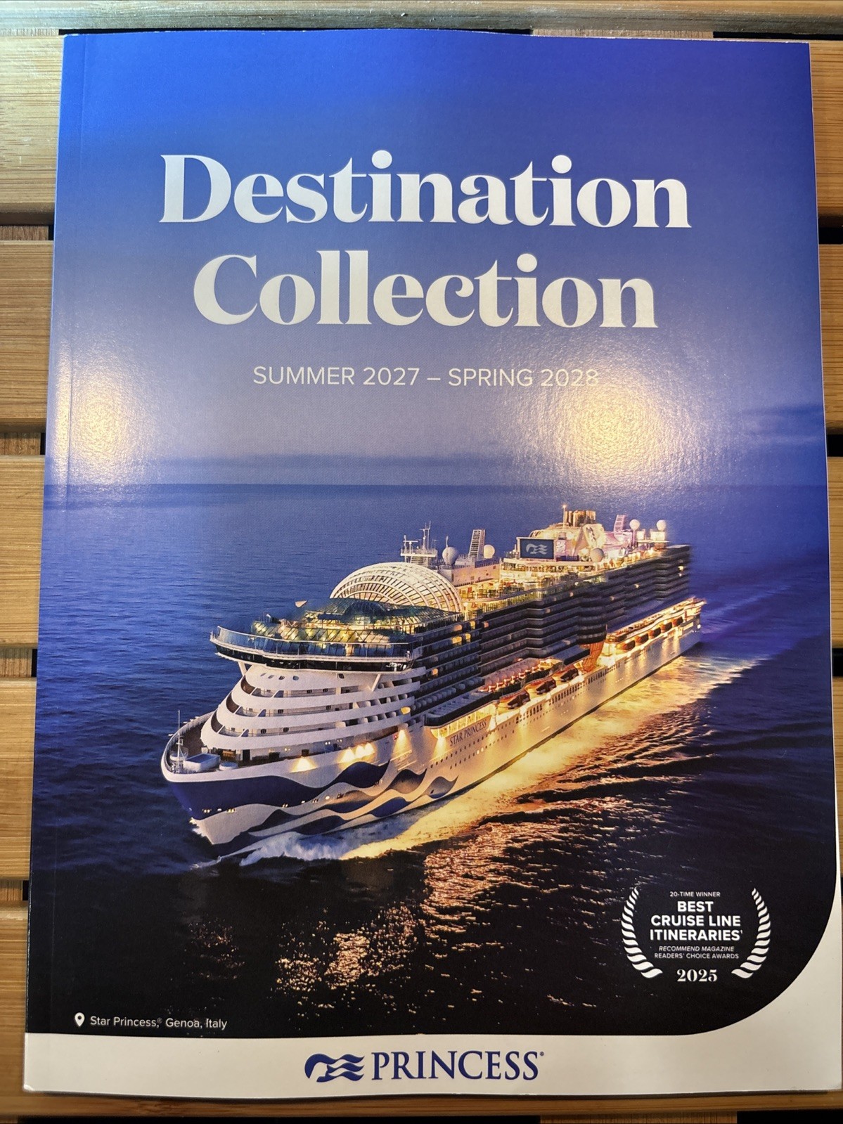 New 2027-28 PRINCESS CRUISES Cruise Ship Brochure 150 Pg Destination Collection