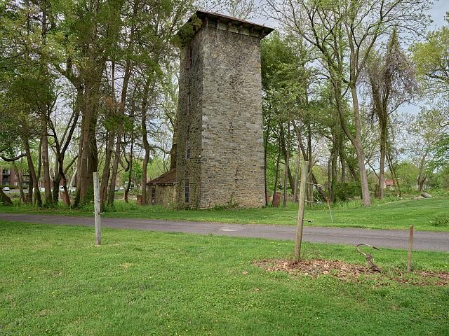 Philadelphia PA Glen Foerd Tower 1850s Italianate Mansion Delaware River