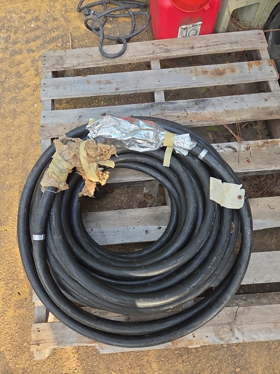 NATO, Military Slave Cable, 4 Pin, 100', Unused,