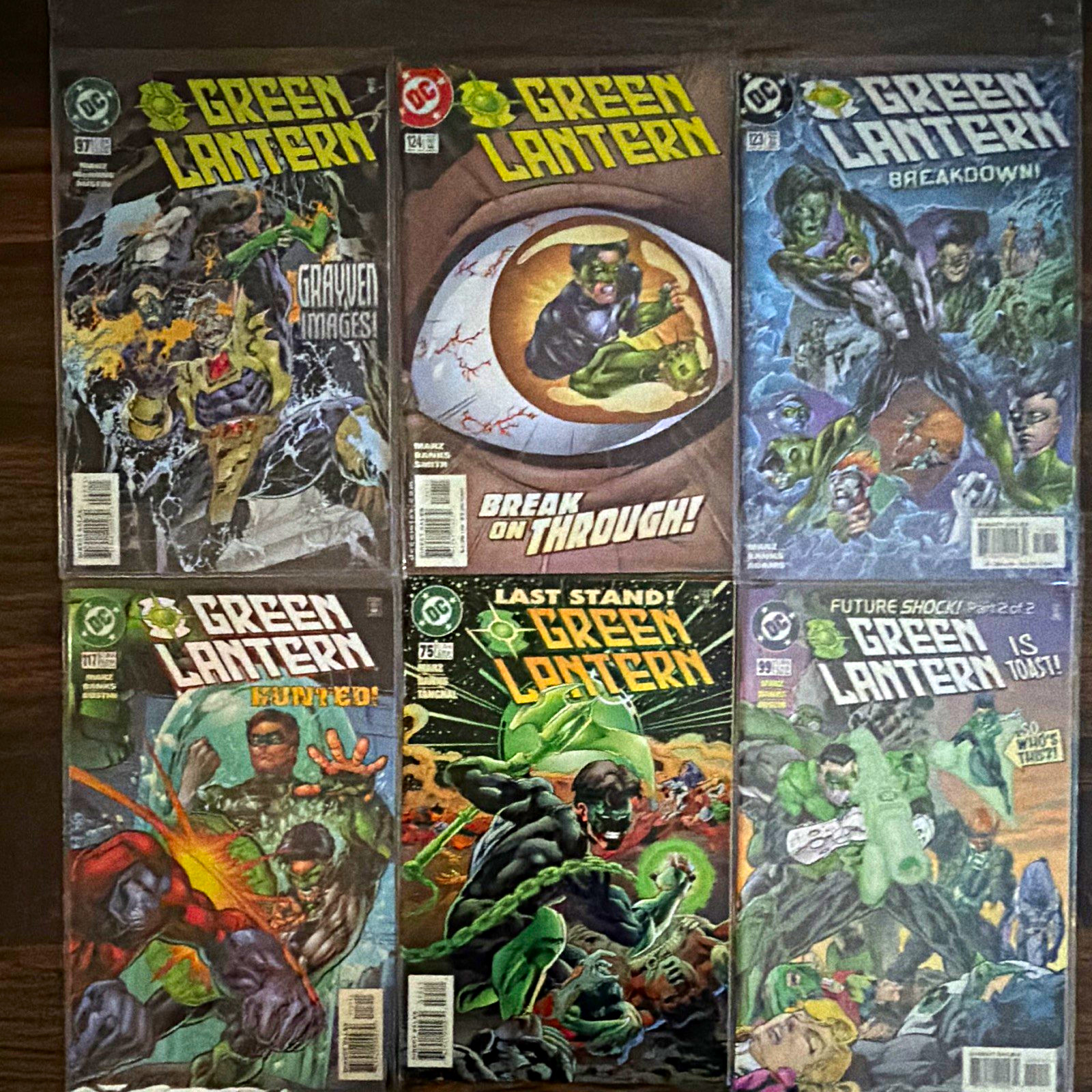 DC Comics Green Lantern Comic Book Lot #75 #97 #99 #117 #123 #124 Modern Age