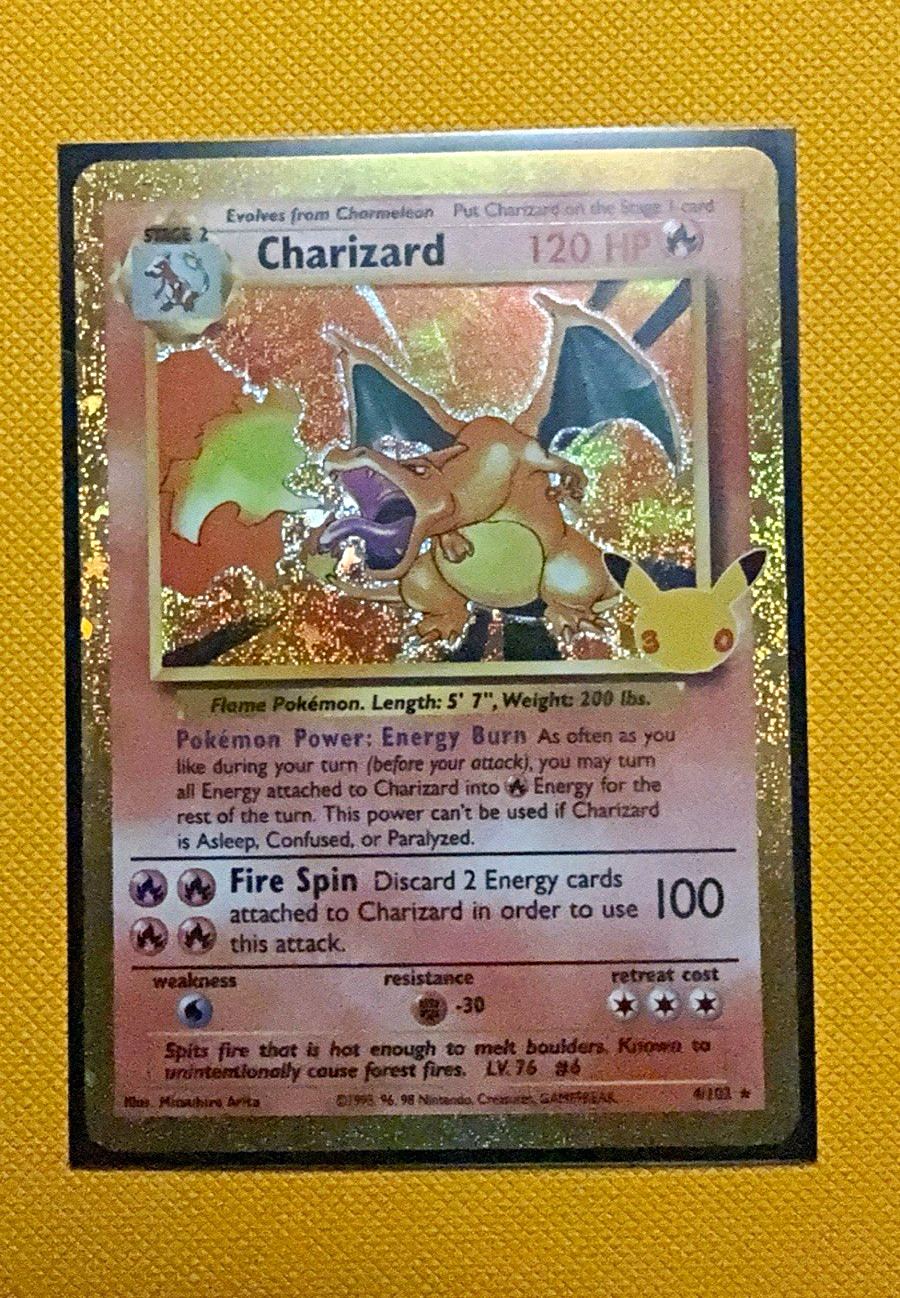 Pokémon 30th anniversary Charizard