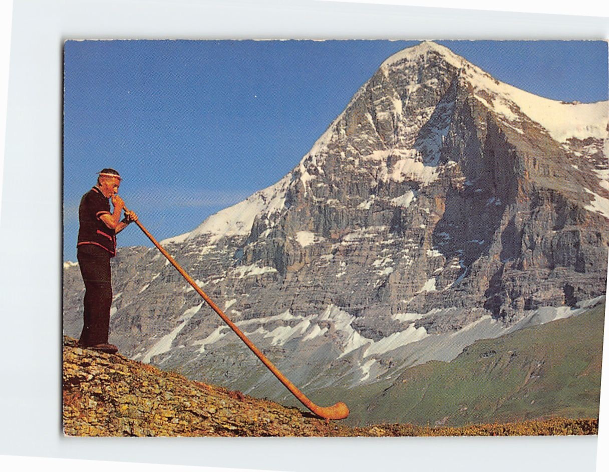 Postcard Kleine Scheidegg Eiger Switzerland