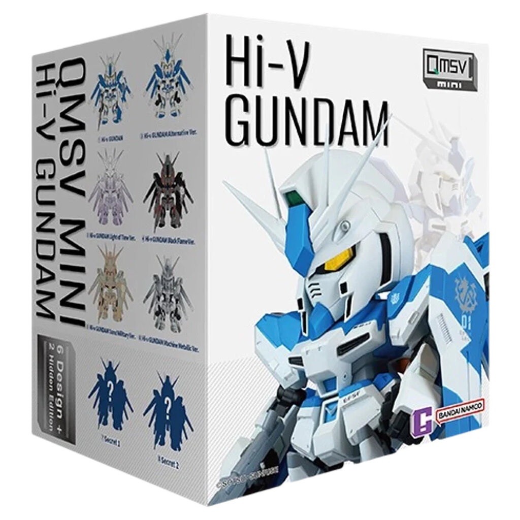 Bandai BNESH QMSV Mini Hi-ν Hi-Nu Gundam Series Figure Blind Box - 1 Random