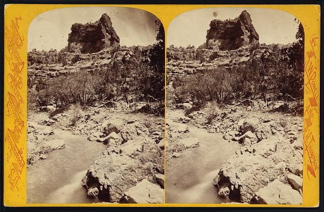 Photo:Tum-pu-wip 1873 John Hillers Stereograph Camp Landscape Nature