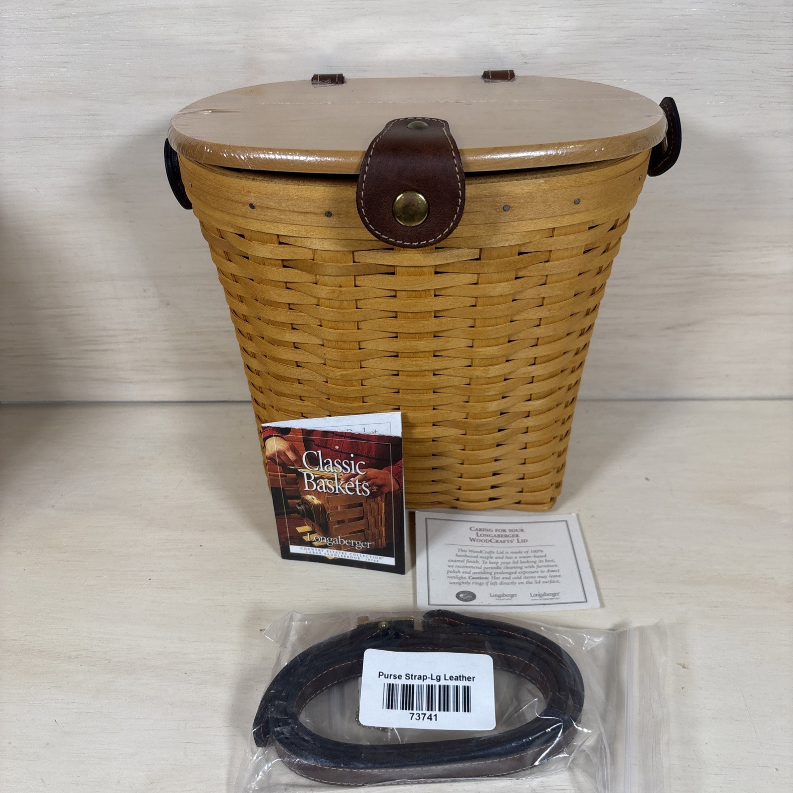 Longaberger Country Estates 2001 Large Saddlebrook #19764 NEW In Plastic.