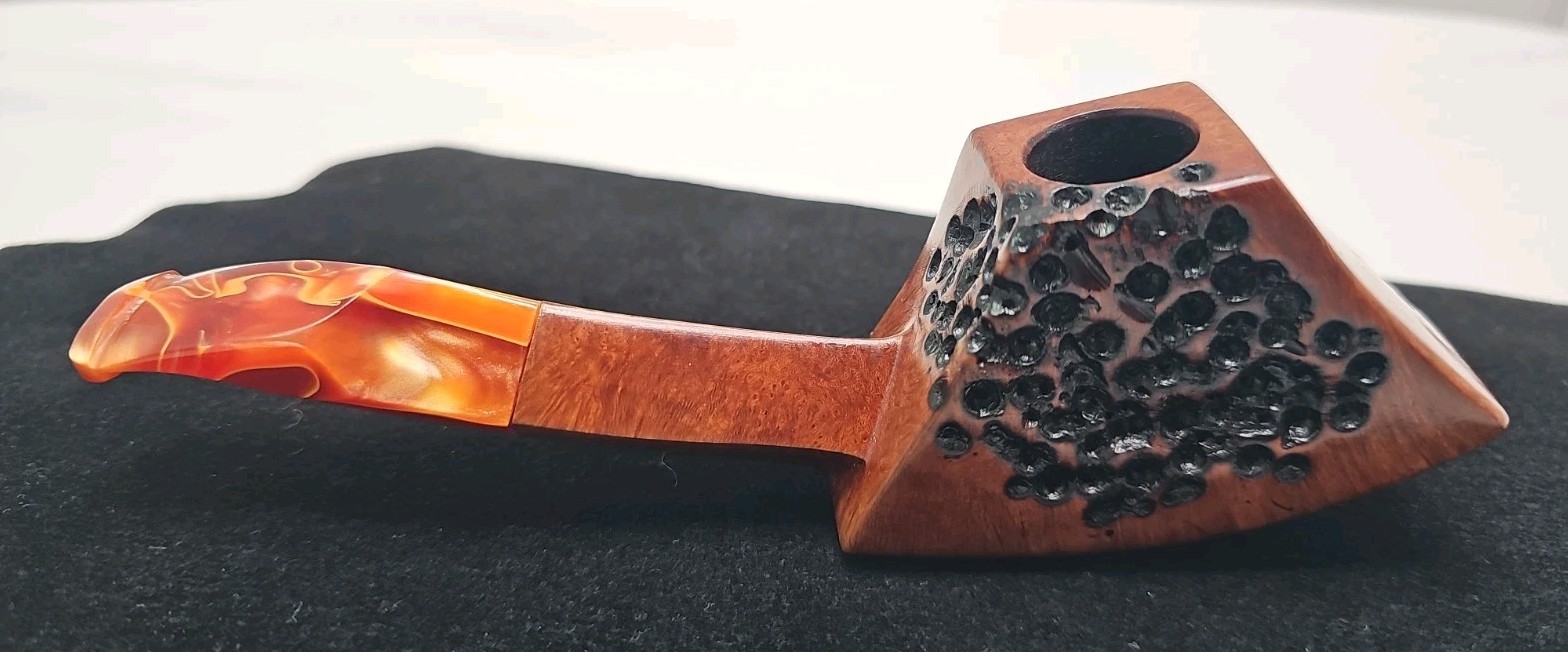 Rare Clark Layton handmade smoking pipe 