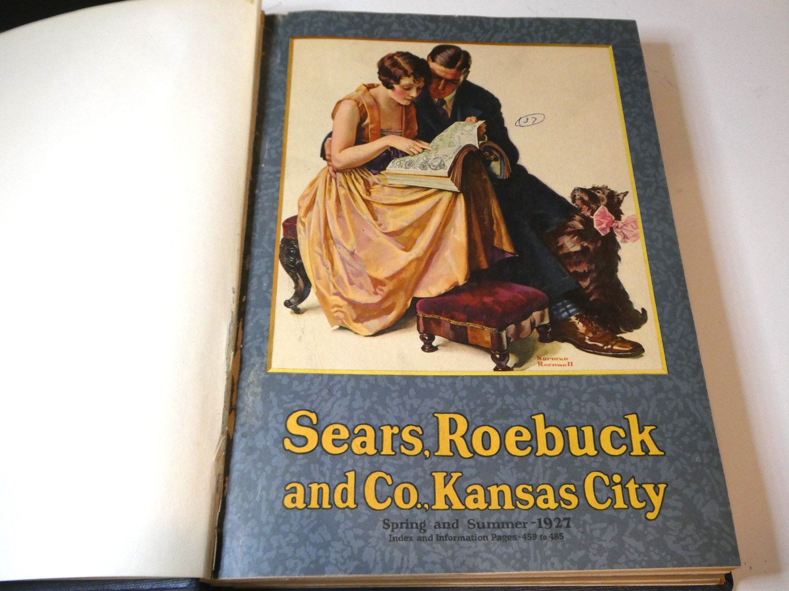 Vtg Sears Roebuck and Co. 1927 Catalog Spring-Summer Kansas City Hardbound Copy