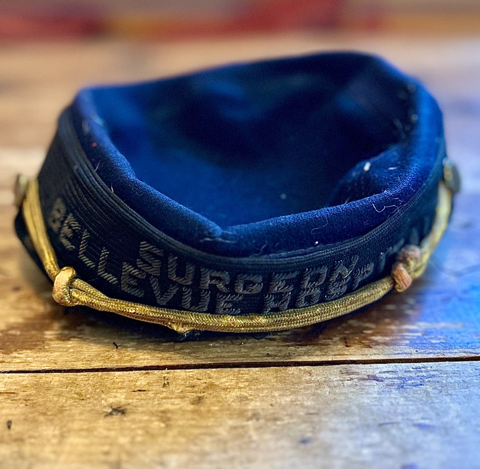 Rare 1930s Bellevue Hospital Surgeon’s Dress Cap – New York City