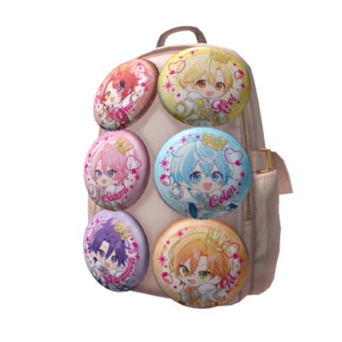 Strawberry Prince Tin Badge Backpack + 500 Robux Code Redeem