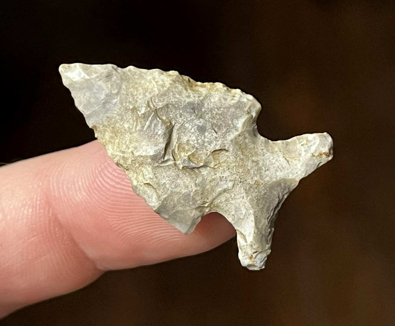 COLORFUL MISSOURI JACKS REEF POINT AUTHENTIC ARROWHEAD INDIAN ARTIFACT B37