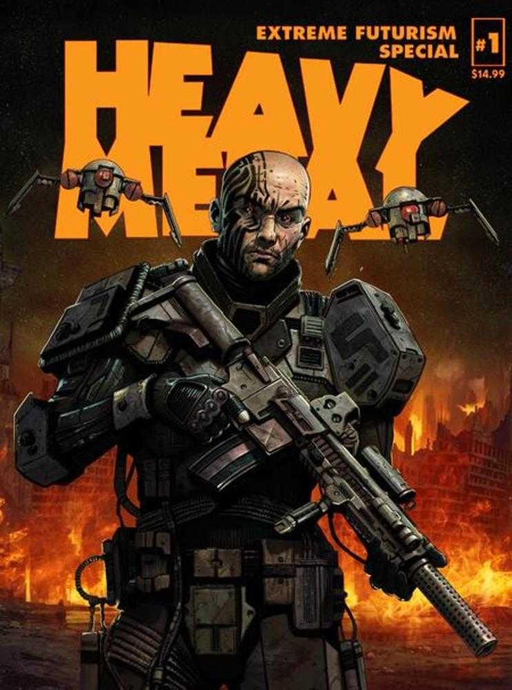 PRE-SALE: Heavy Metal Magazine Special Extreme Futurism #1 Cover B Sedat Oezgen