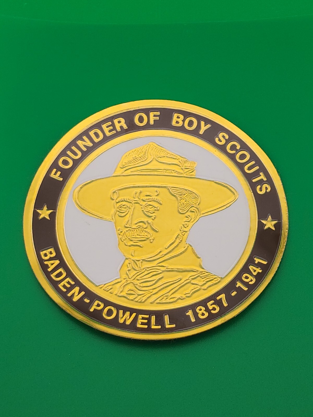 Founder Of Boy Scouts Baden-Powell 1857-1941 Decal BSA America NEW
