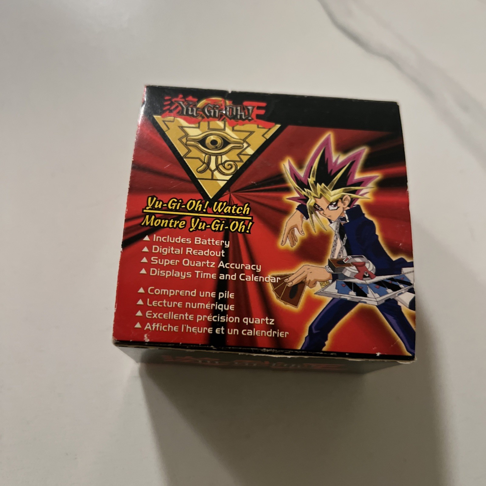 Rare Vintage 1996 Yu-gi-oh Black Digital Watch Brand New