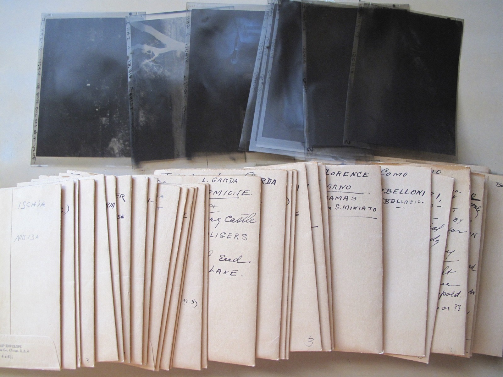 1937 ITALY Florence, Genoa...... 260 Film Negative Historic 3x4 Photo Lot