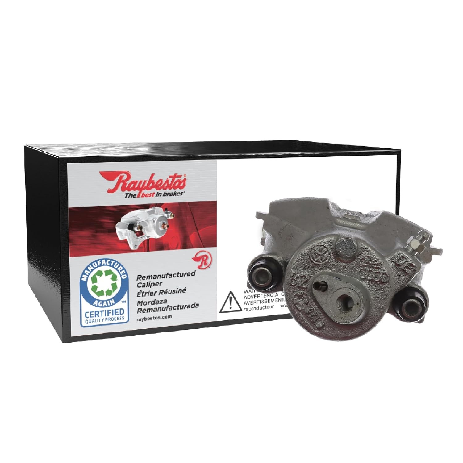 Raybestos R-Line Remanufactured Front Disc Brake Caliper Assembly Replacement