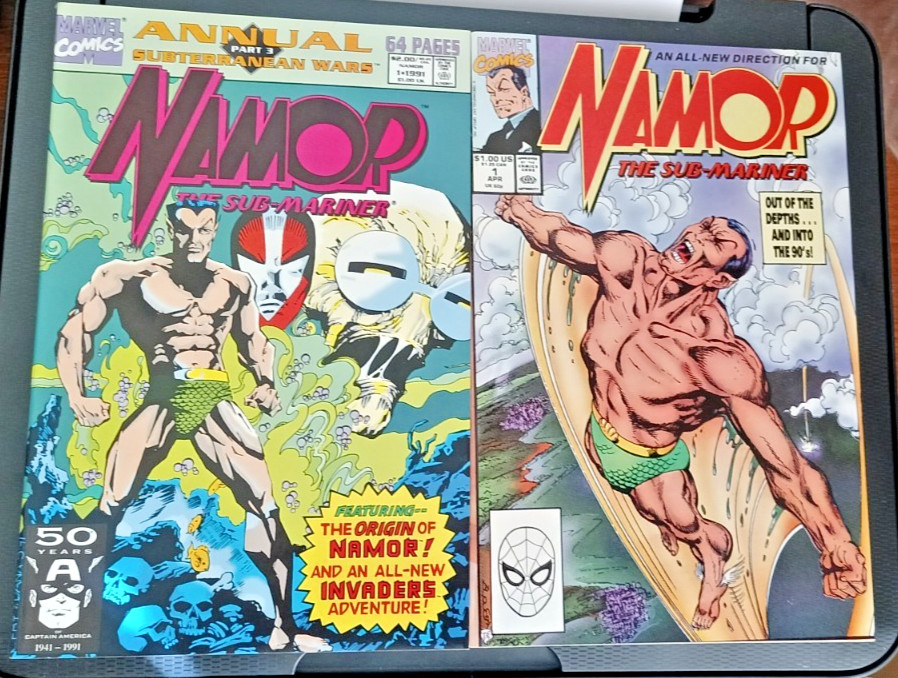 Namor The Sub-Mariner #1-24 & Annual #1  1990 Lot Run 24 Issues Marvel Comics VF
