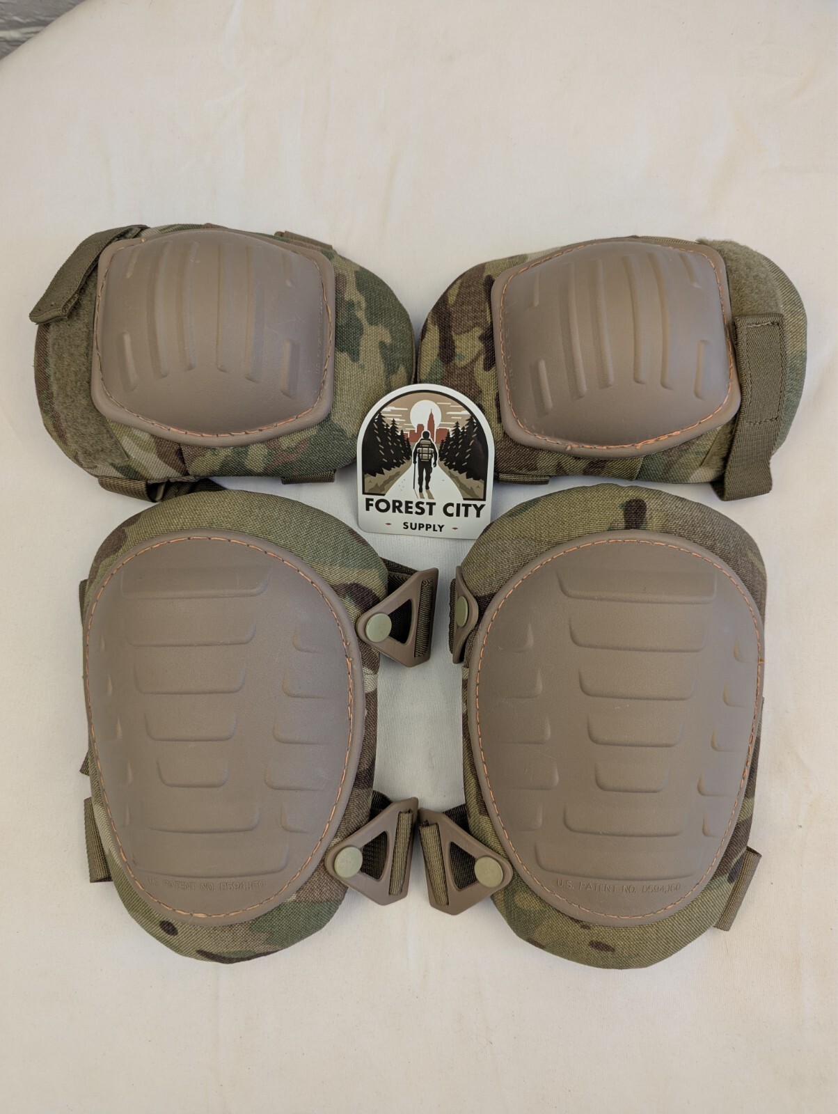 Very Good - OCP Multicam Combat Knee & Elbow Pads COMPLETE SET