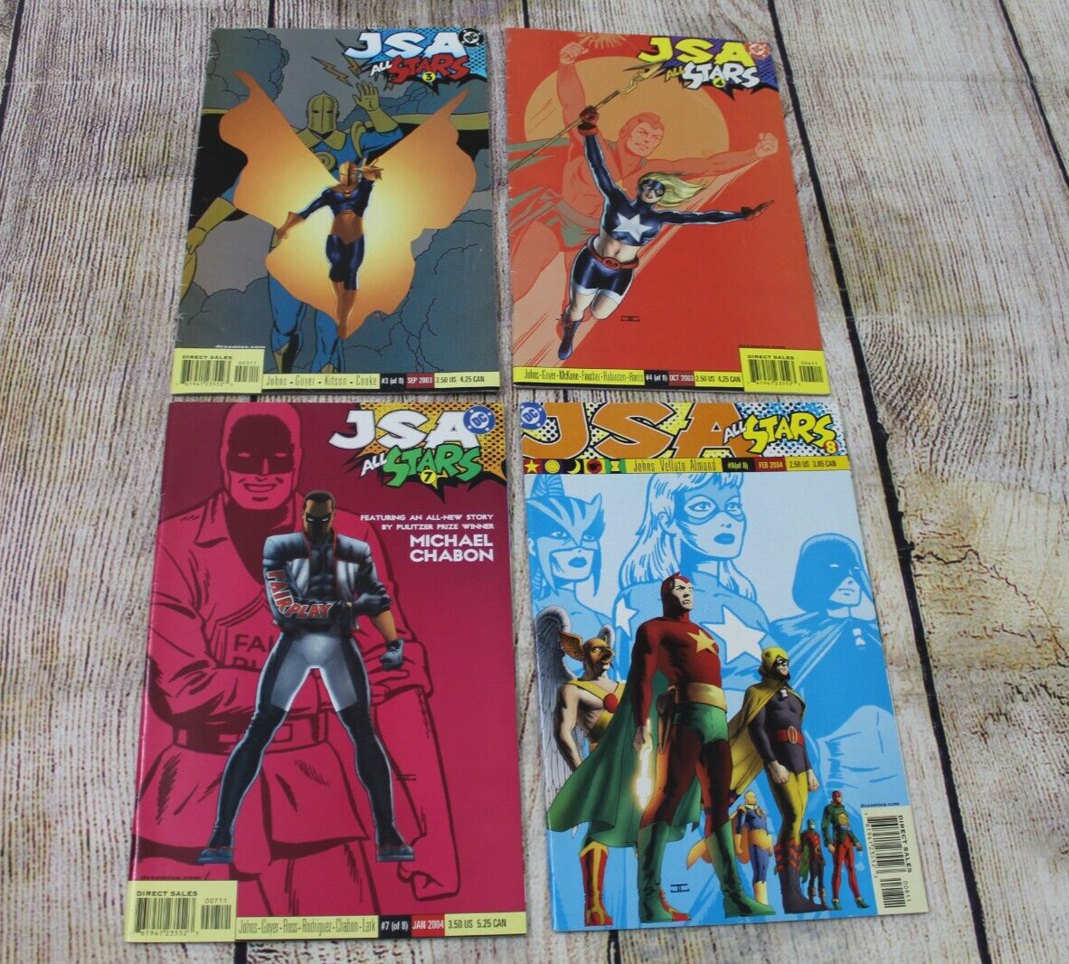 2003 DC Comics JSA All Stars Limited Series 4 Book Lot 3 4 7 8 *Low - Mid Grade*