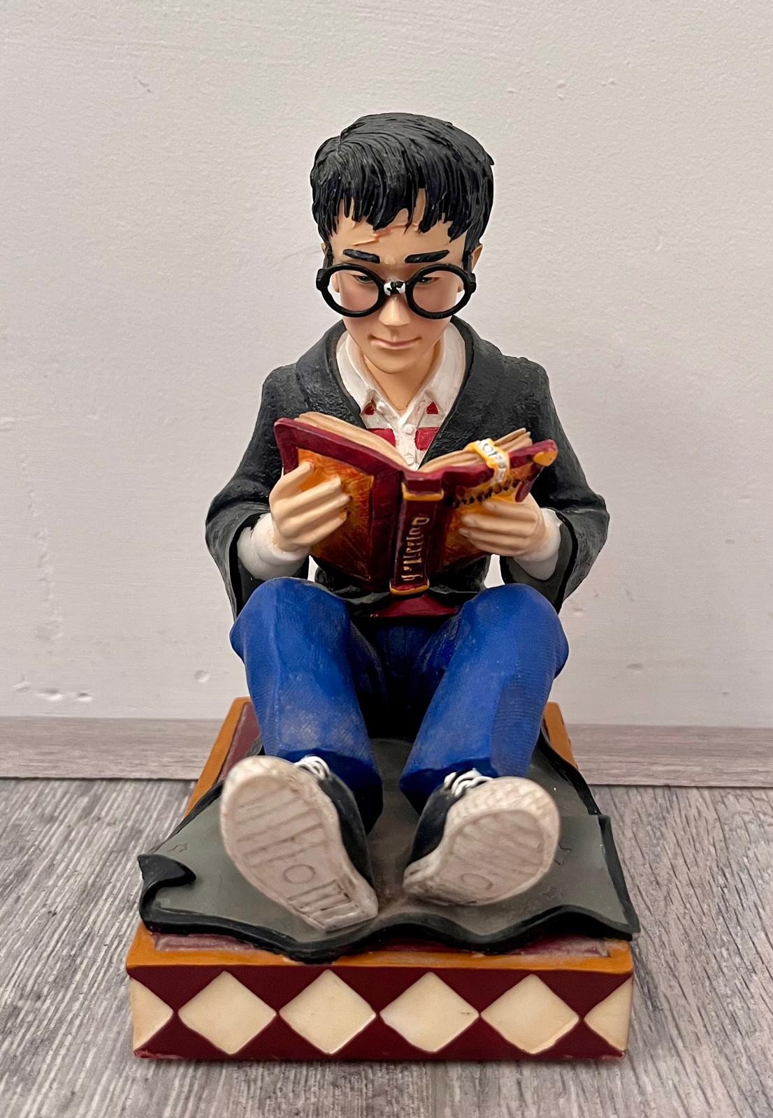 Vintage 2000 Enesco Harry Potter Book Buddy Bookend Quidditch Figurine Rare