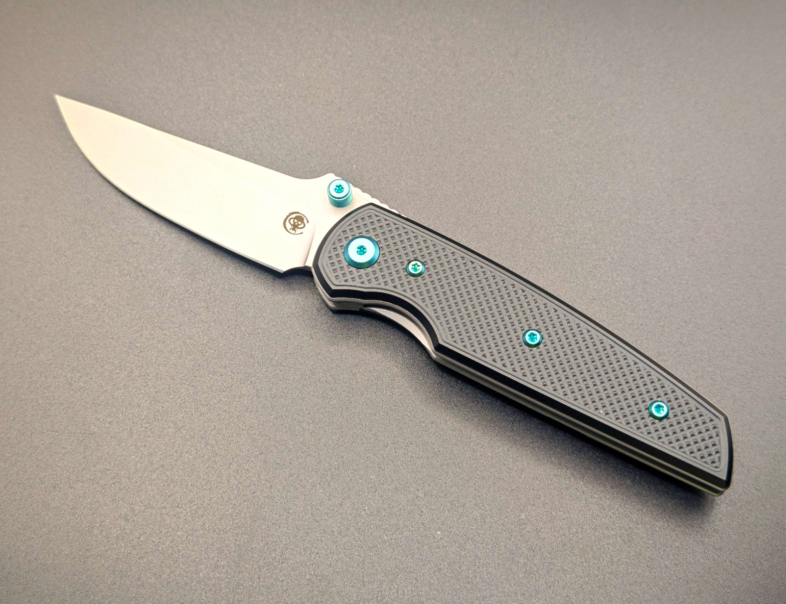 Chaves Jake McCoy Disciple Street Black Knurled Aluminum 154CM Green Ti HW