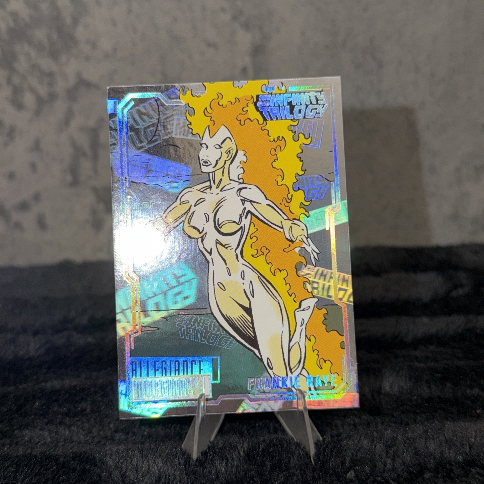 2023 UD Marvel Allegiance Infinity Trilogy Holofoil #30 Frankie Raye #3/10