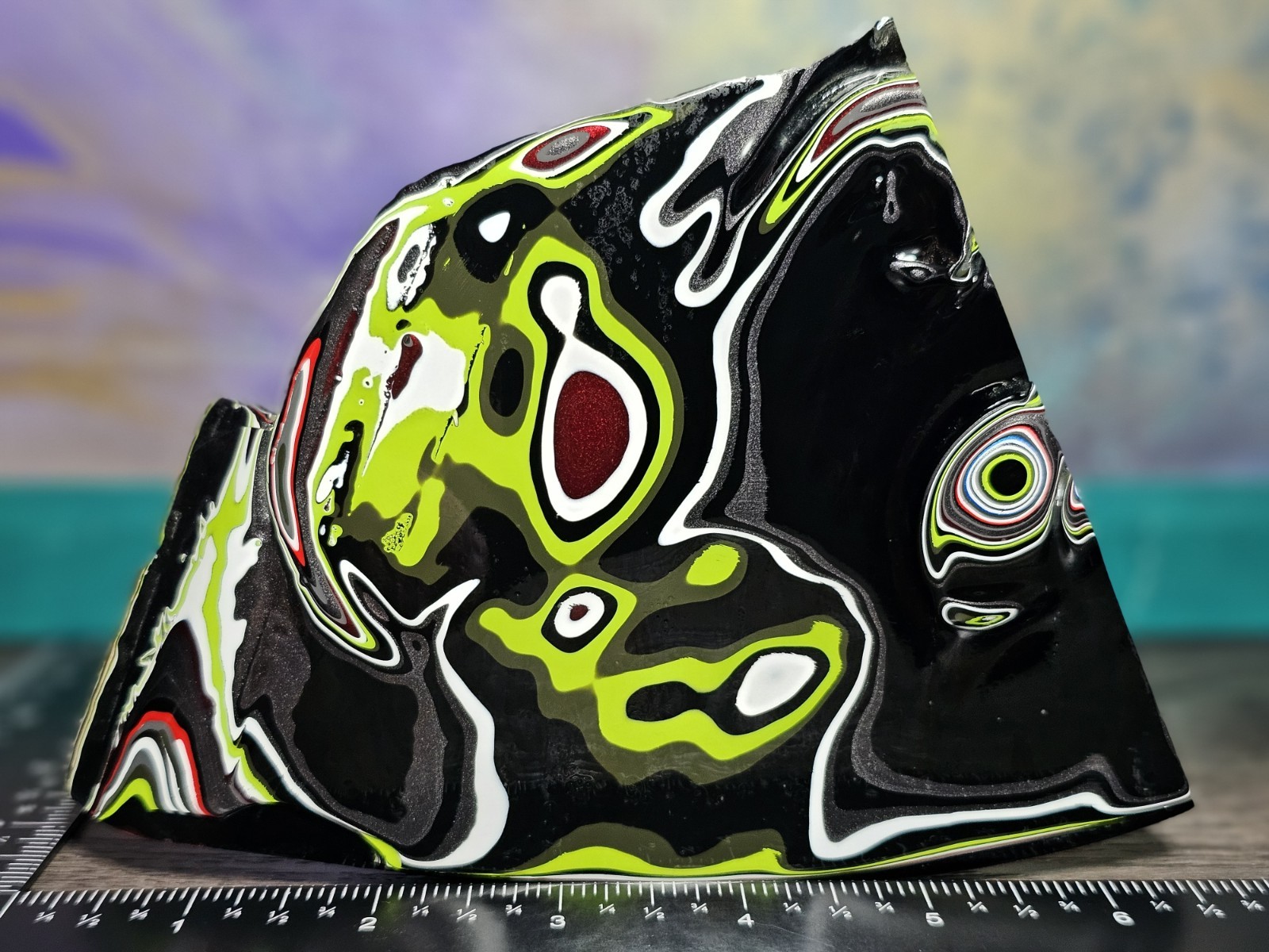 Genuine Fordite Jewelry Grade Premium Colors Motor City Agate Blanks/Cabbing A++