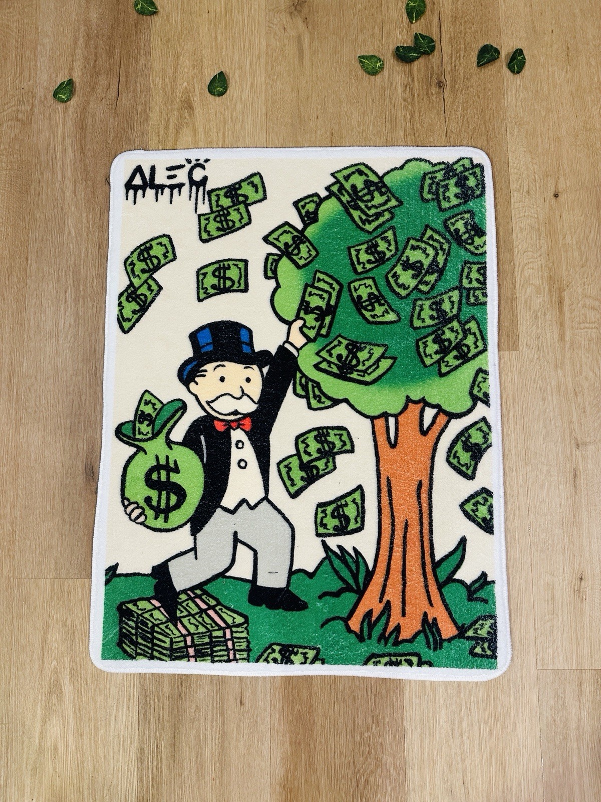 ALEC monopoly Man Money Bags CUSTOM RUG ONLY Brand