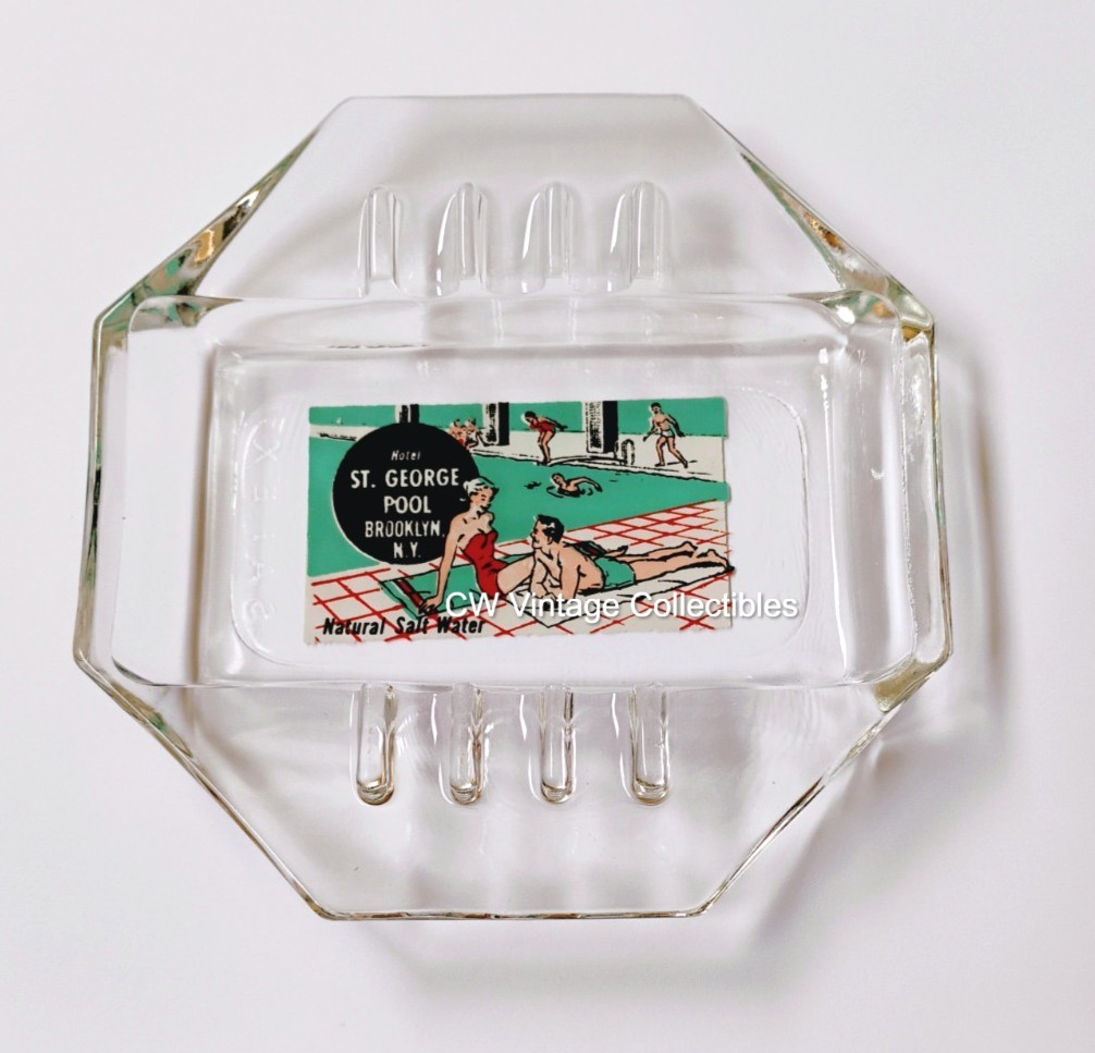 ca. 1950\'s Hotel St George Safex Ashtray Brooklyn New York NY