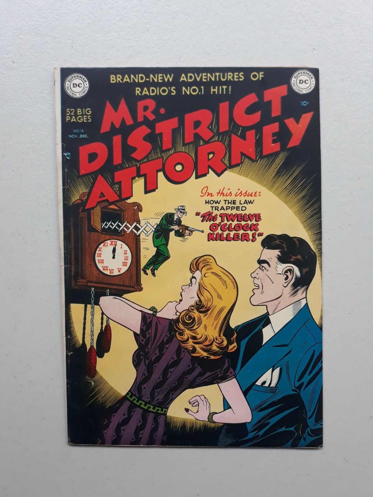 Mr District Attorney 18 DC Comics 1950 Scarce 