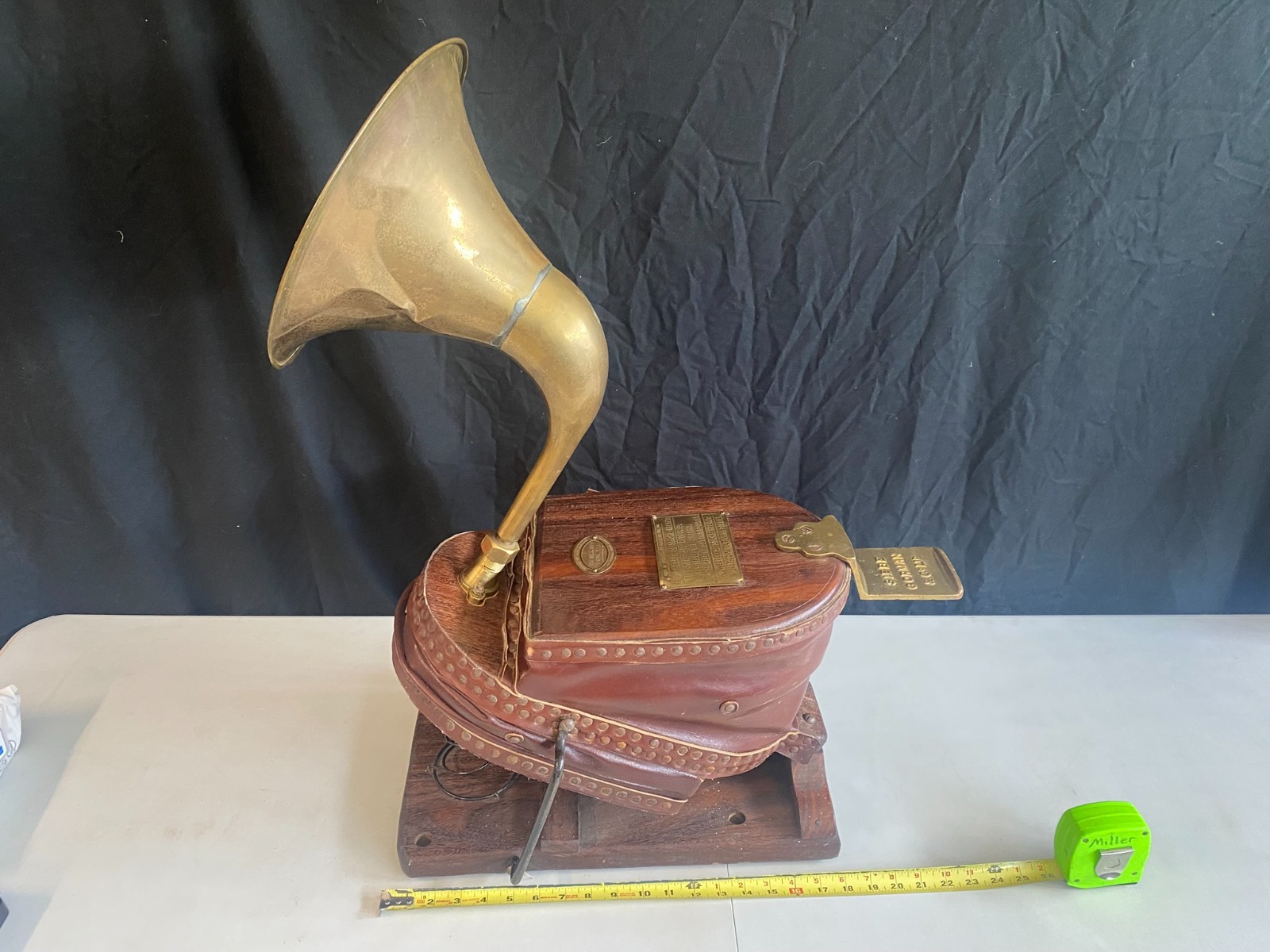 Siebe Gorman air supply horn foot pedal bellows fire brigade working unit