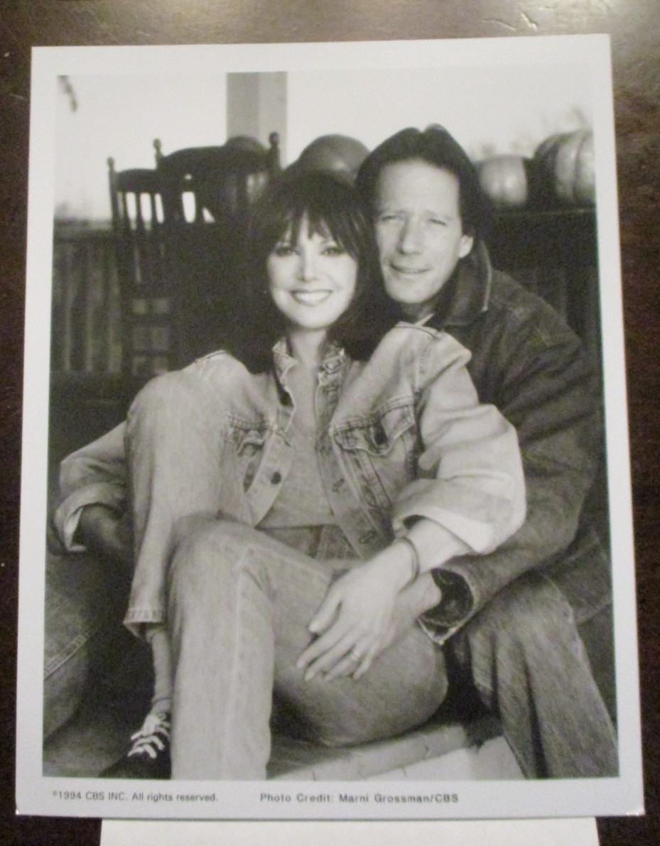 PRESS PROMO PHOTO 1994 MOVIE REUNION WITH MARLO THOMAS & PETER STRAUSS B&W O91