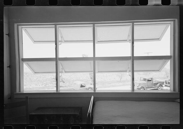 Chandler Arizona Part-Time Farms 1940s Window View Trucks Maricopa County
