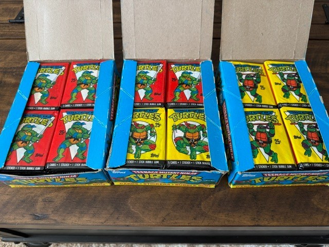 1989 teenage mutant ninja turtles cards 48 ct