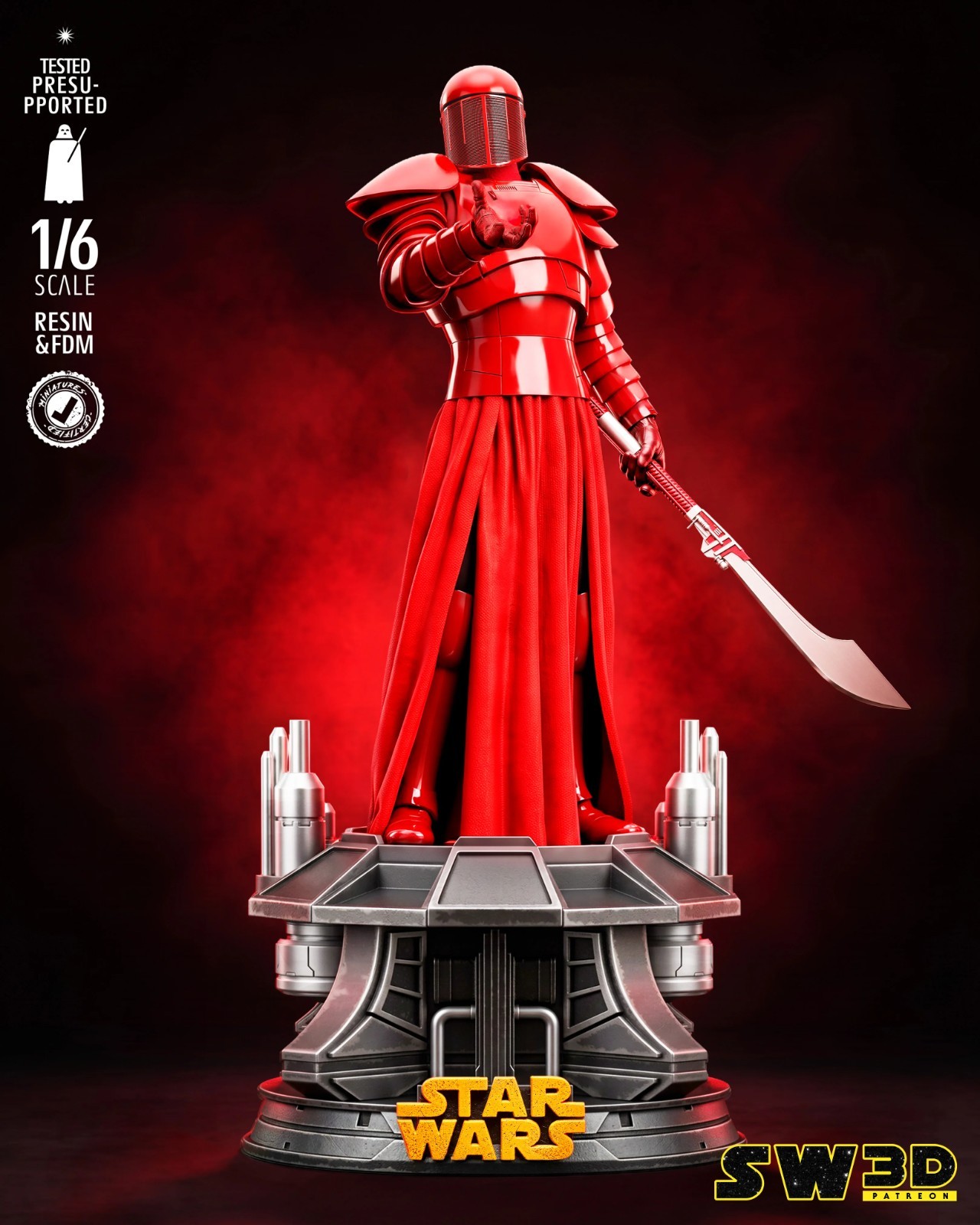 1:6 Praetorian Guard Star Wars Fan Art UNPAINTED Resin Garage Kit