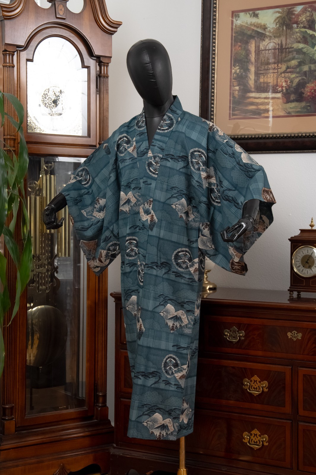 DEAR VANILLA JAPANESE JUBAN UNDERGOWN MEN\'S KIMONO AUTHENTIC VINTAGE JAPAN MADE