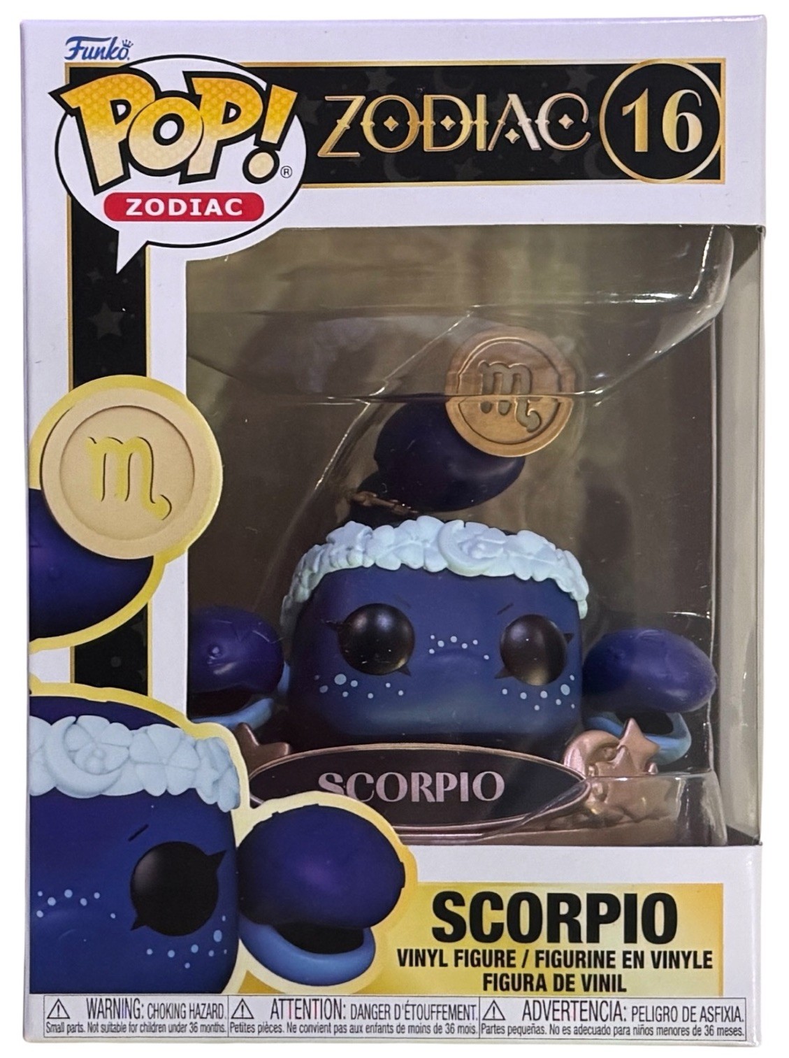 Funko Pop Zodiac Scorpio #16 Horoscope Astrology Water Sign Figure + Protector