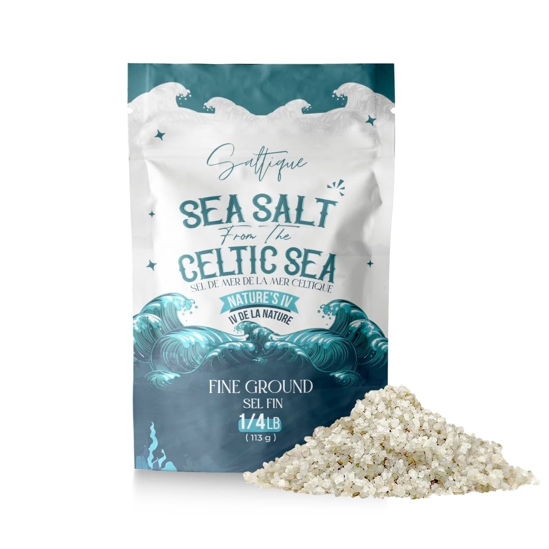 Baja Gold Mineral Sea Salt Natural Grain Crystals 1 Lb Bag Organic Trace Minera