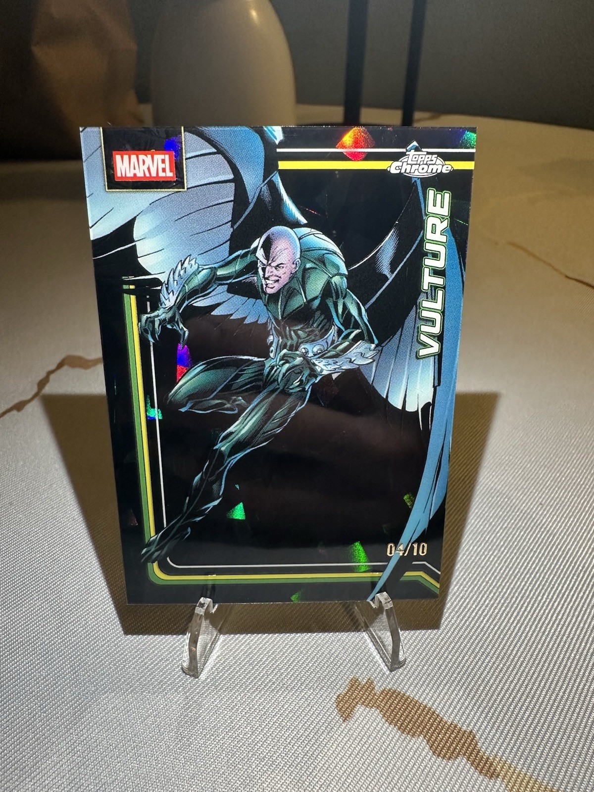 2026 Topps Chrome Marvel Sapphire - Vulture #192 Serial Numbered 04/10
