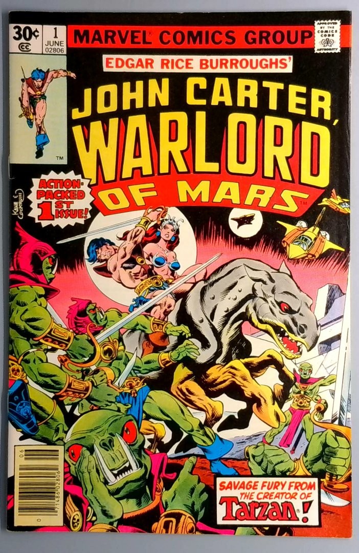 John Carter, Warlord of Mars #1 VF- 1st Appearance of John Carter in Marvel