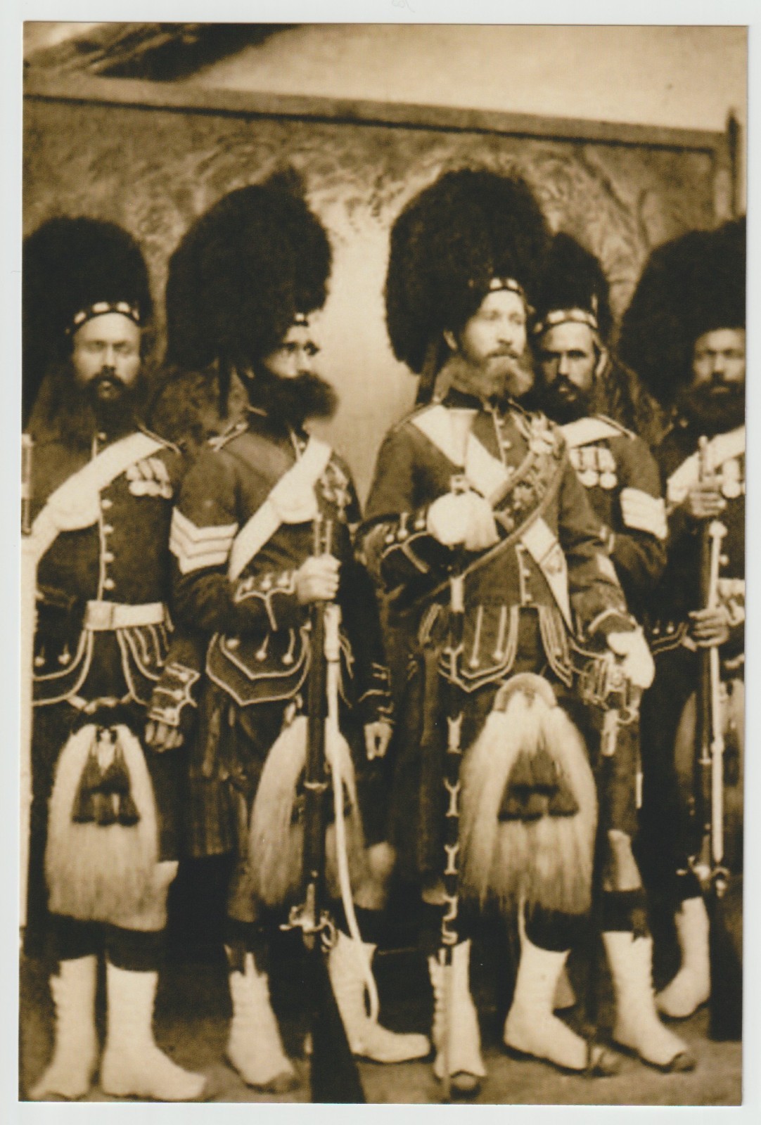 42nd Royal Highlanders - The Black Watch - Crimea Sepia Re-Print 4x6 #0124