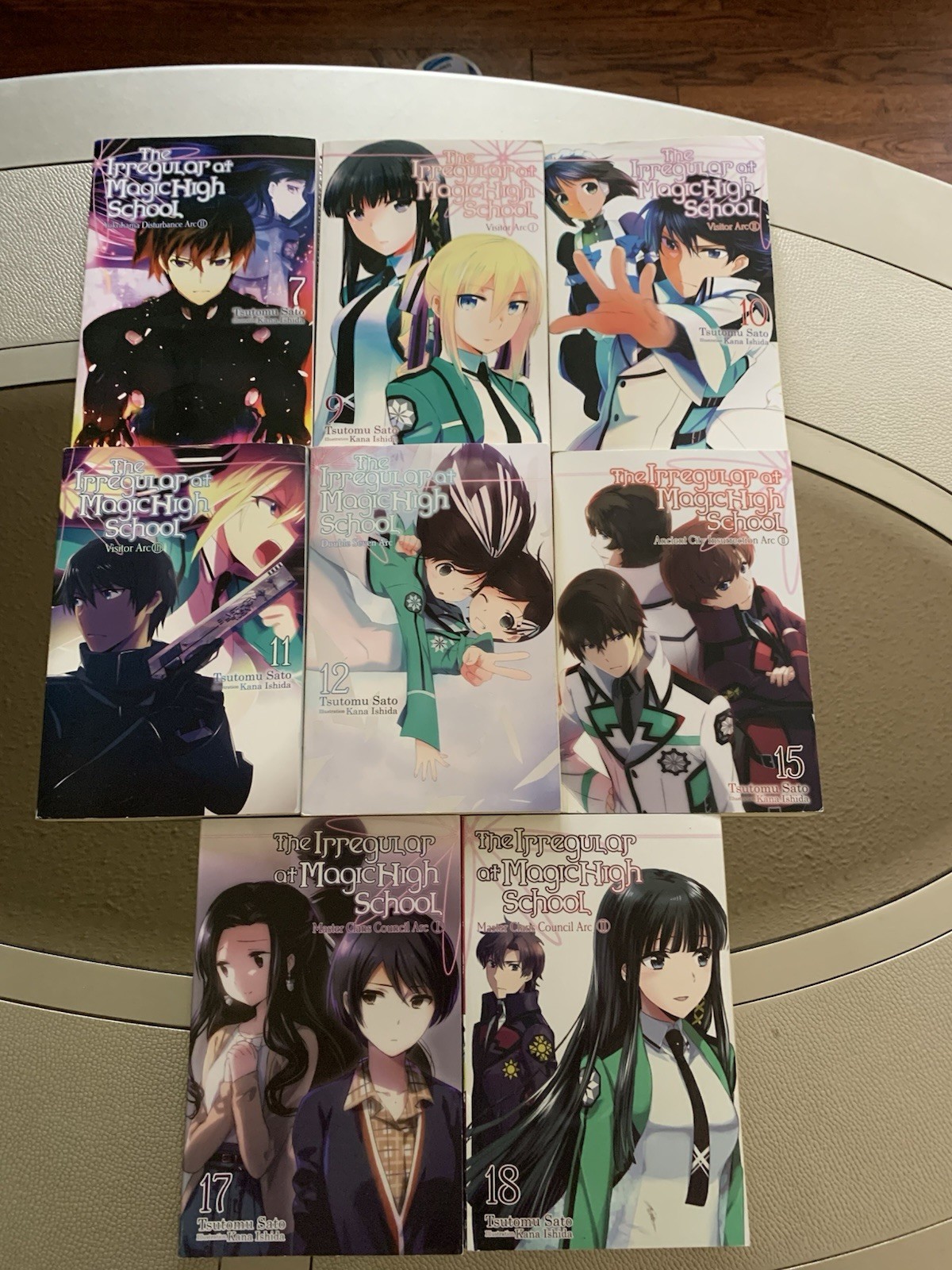 The Irregular Magic High School Volumes 7, 9-12, 15, 17-18 Light Novels