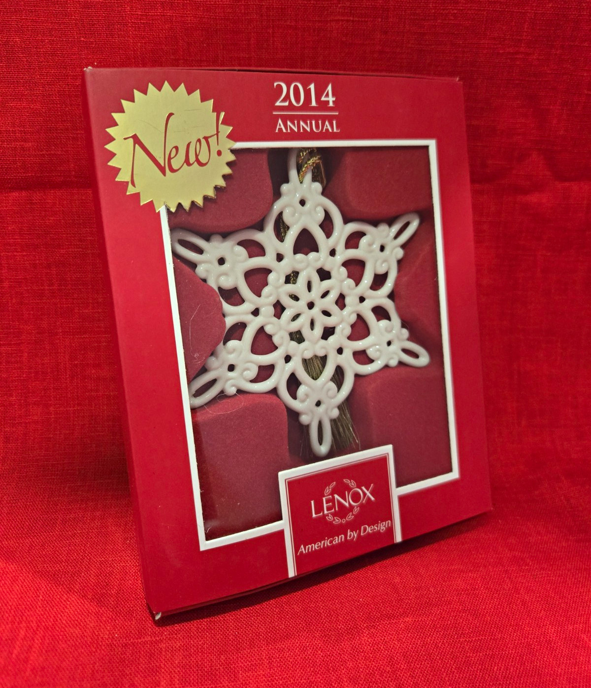Lenox 2014 Snow Fantasies Snowflake Ornament