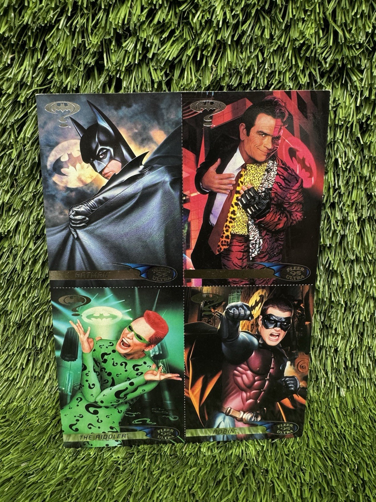 COMPLETE SET 1995 Target Fleer Ultra Batman Forever Trading Card Set-Uncut
