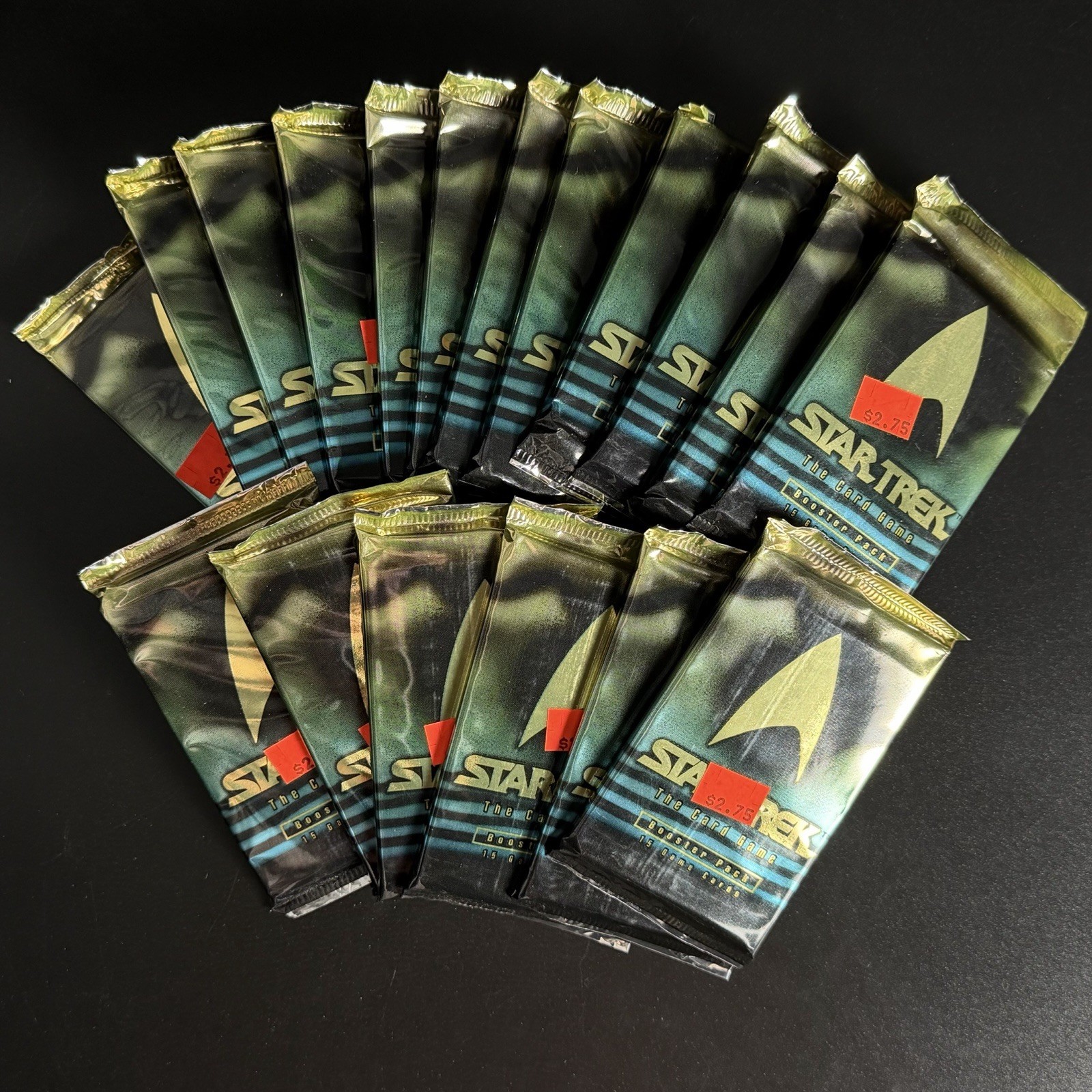 1996 Fleer/SkyBox Star Trek TCG Booster Packs - LOT of 18 - Sealed/ New